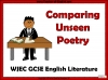 WJEC Comparing Unseen Poetry Teaching Resources (slide 1/53)